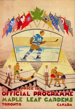 1932 Toronto Maple Leafs Program Art